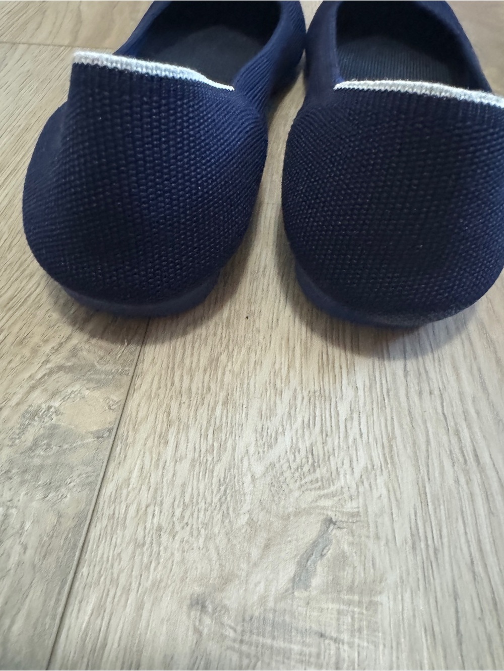 ROTHY'S Women's Navy with White Trim Ballet Flat Sz. 8.5 - Picture 5 of 14
